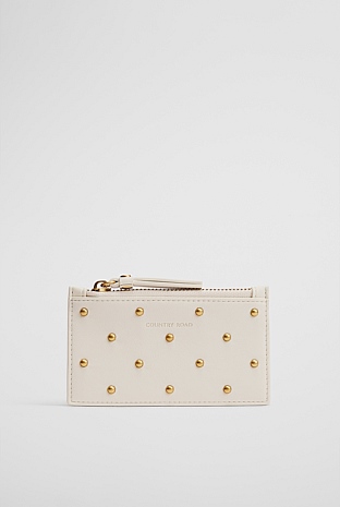 Studded Credit Card Purse