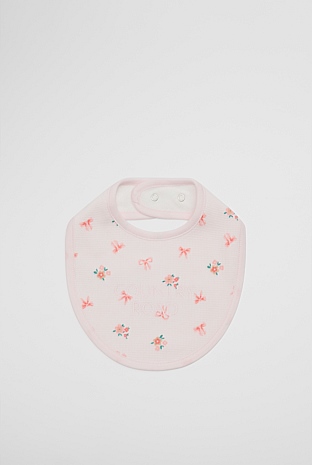 Organically Grown Cotton Waffle Bib