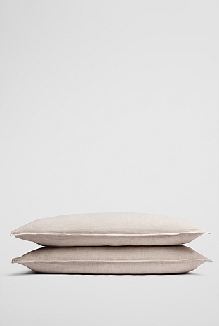 Skye Organically Grown Linen Standard Pillowcase Pair