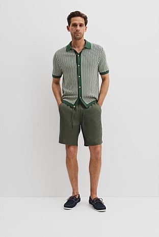 Organically Grown Linen Drawcord Short