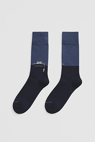 Australian Cotton Blend Fishing Sock