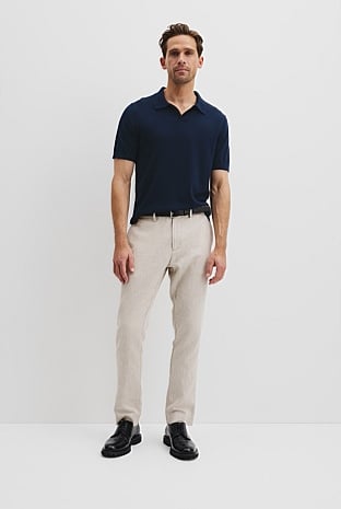 Australian Cotton Blend Silk Trophy Polo