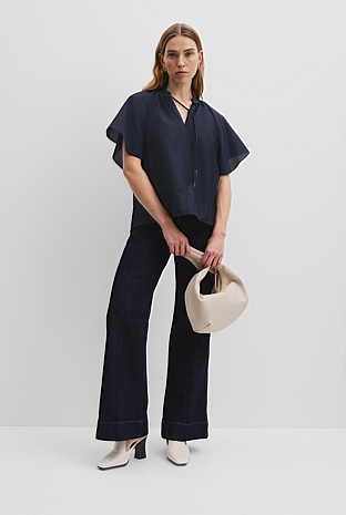 Flutter Sleeve Blouse