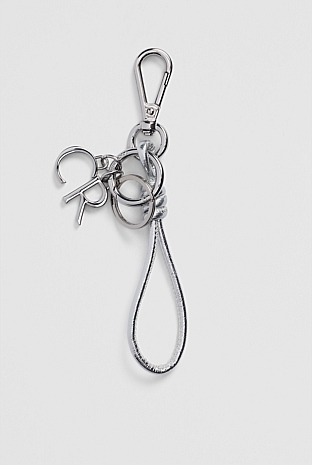 CR Letter Charm Keyring