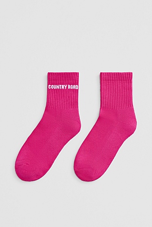 Australian Cotton Blend CR Sport Quarter Crew Sock