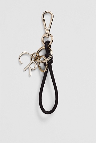 CR Letter Charm Keyring