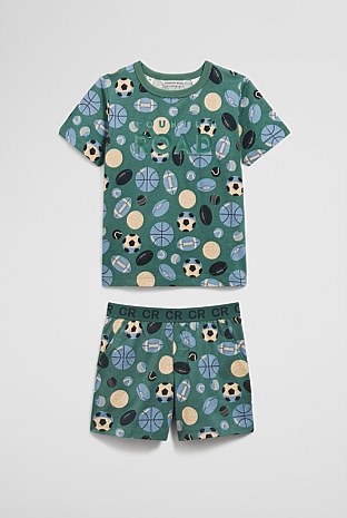 Australian Cotton Ball Sport Pyjama Set
