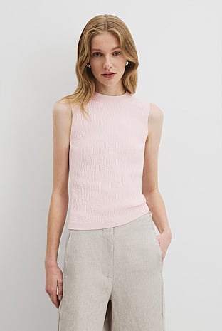 Jacquard Knit Tank
