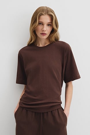 Australian Cotton Short Sleeve Relaxed T-Shirt