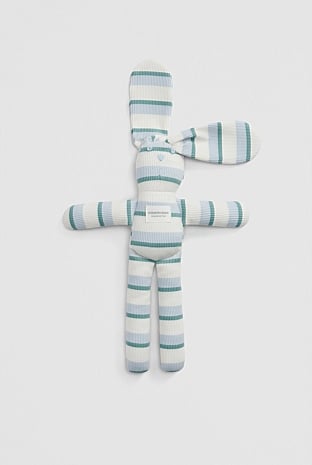 Organically Grown Cotton Stripe Bunny