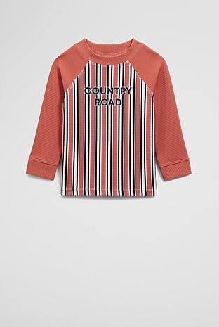 Stripe Logo Rash Vest
