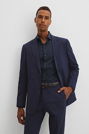 Seersucker Single Breasted Jacket