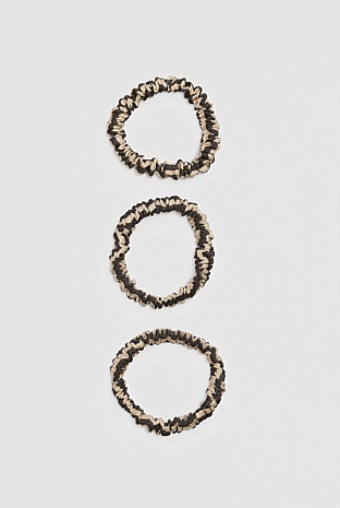 Small Silk Scrunchie Pack of 3