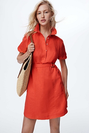Flared Mini Dress