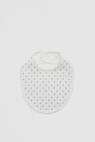Organically Grown Cotton Waffle Bib