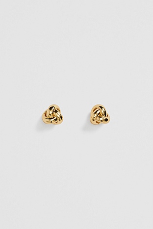 Lucia Knot Stud Earring