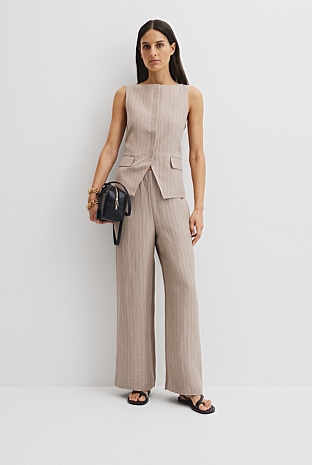 Pinstripe Vest