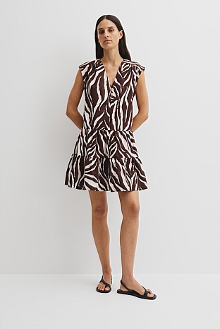 Printed Mini Dress
