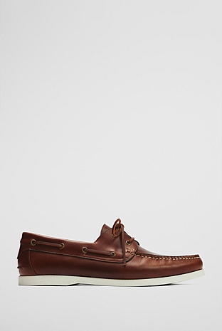 Flynn Leather Boat Shoe