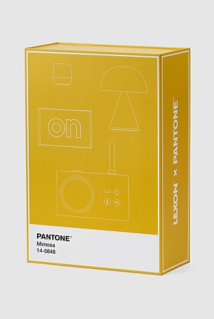 Gift Set Pantone - Includes Mino+ Mini Speaker, Flip Classic Clock, Mina M Lamp, Thykho 3  Speaker -