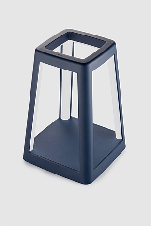 Lantern Portable Lamp With Built-in Wireless Charger - Blue