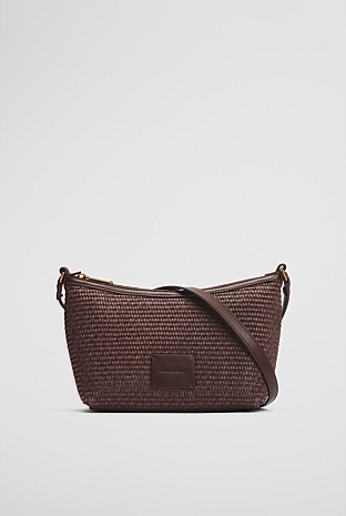 Lila Woven Crossbody Bag