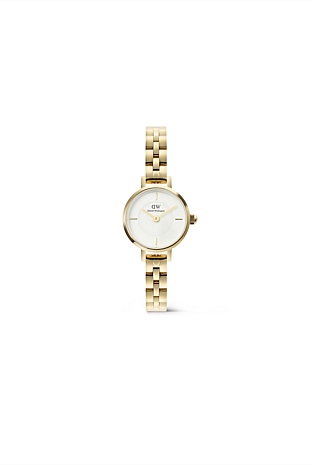 Petite Mini Arch 3-link White Gold