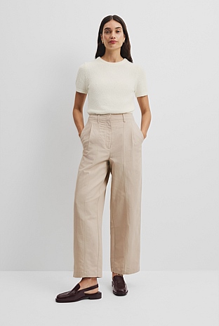 Australian Cotton Tapered Twill Pant