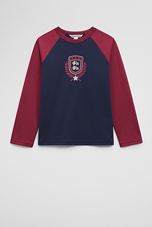 Long Sleeve Contrast Champ T-Shirt