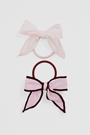 Gingham Hairtie Pack of 2
