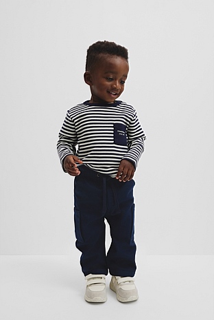Australian Cotton Blend Relaxed Pull-On Pant
