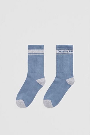 Organically Grown Cotton Blend CR Sport Crew Sock