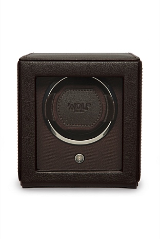 Cub Watch Winder With Cover Brown