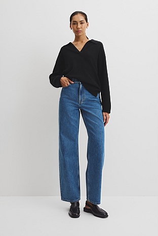Cotton Linen Long Sleeve Knit