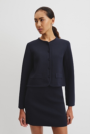 Compact Knit Jacket