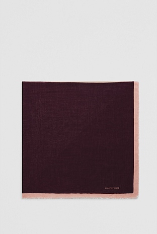 Wool Geometric Scarf