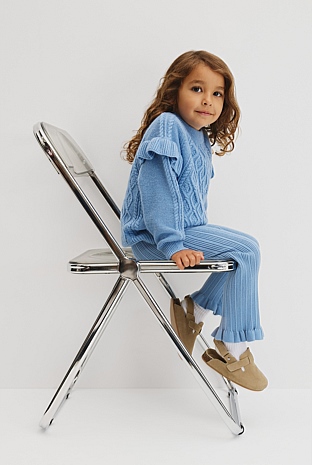 Frill Cable Knit