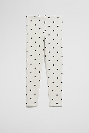 Organically Grown Cotton Blend Star Legging