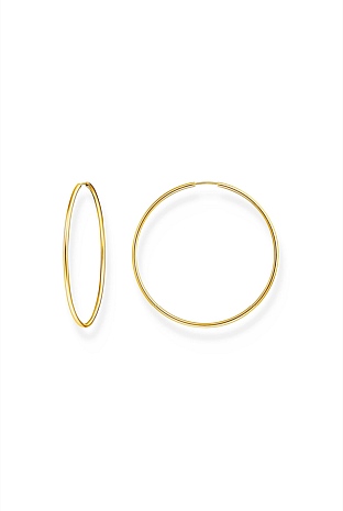 Essential Large Hoop Earrings In Gold
