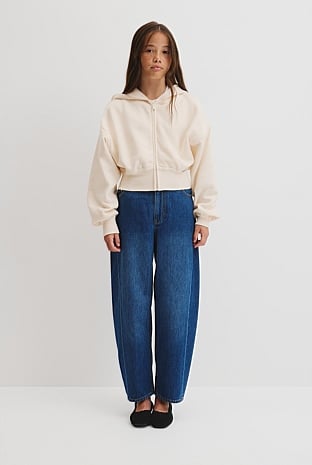 Teen Cropped Zip Through Jacket
