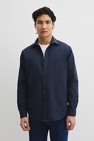 Regular Fit Cotton Waffle Shirt