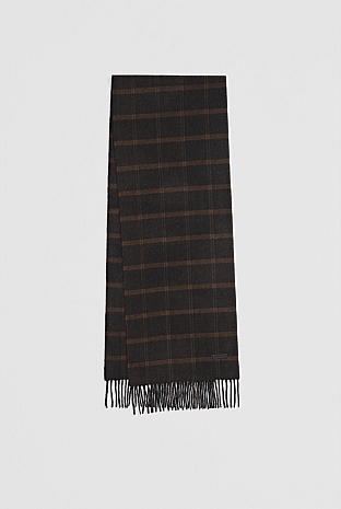 Woven Check Scarf