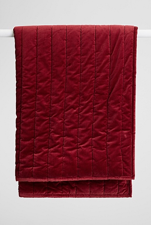 Marlon Cotton Sherpa Throw