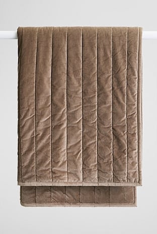 Marlon Cotton Sherpa Throw