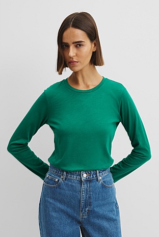 Australian Cotton Textured Slub T-Shirt