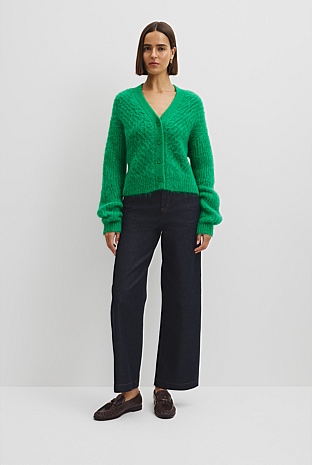 Fluffy Knit Cardigan