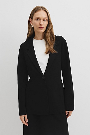 Compact Knit Blazer
