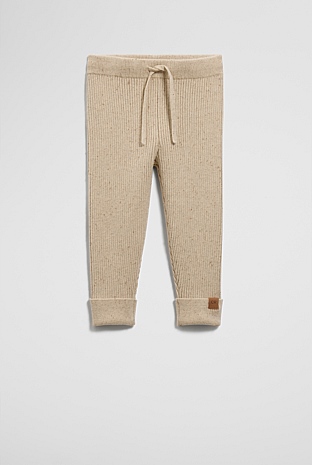 Organically Grown Cotton Rib Knit Legging