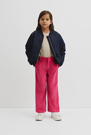 Organically Grown Cotton Wide Leg Cord Pant