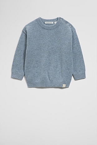 Merino Wool Cashmere Blend Knit